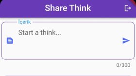 Share Think - Düşünce Paylaşım Uygulaması