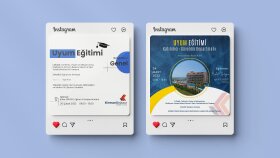 Eğitim Duyurusu Instagram Tasarımı