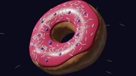 3D Donut animation