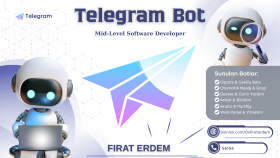 her ihtiyaca uygun Telegram botu geliştiririm