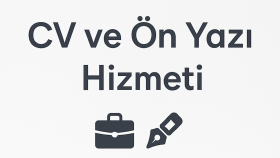profesyonel cv ve ön yazı hazırlarım