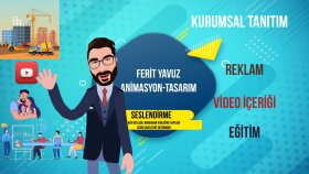 Ben, film kalitesinde 2d animasyon video hazırlarım.