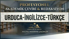 akademik çeviri ve redaksiyon hizmeti veriyorum