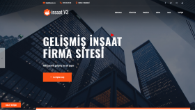 İnşaat web sitesi scripti