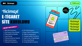 Ticimax e-ticaret sitesinizi kurabilirim