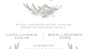davetleriniz için tasarlama yapıyorum