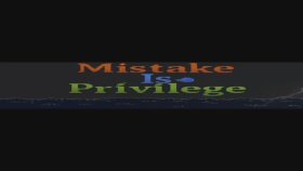 Unity - Mistake is Previlege