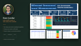 excel formül, makro ve raporlama işlerinizi yaparım