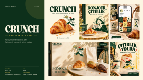 Crunch | Kruvasan & Kafe Sosyal Medya Tasarımı