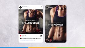 Fitness Uygulaması Sosyal Medya Tasarımı