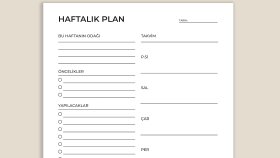 Haftalık Planlayıcı