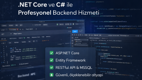 .NET Core ve C# ile profesyonel backend hizmeti veririm