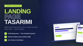 markanız için modern ve hızlı landing page tasarlarım