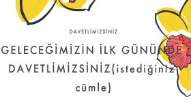 her türlü davetiye ve broşür konusunda ustayım