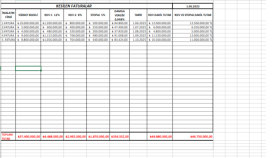 excel tablolarınızı düzenlerim