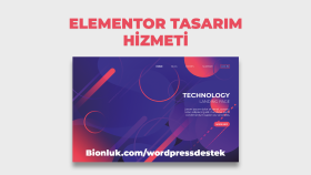 tasarımlarınızı elementor ile tasarlayabilirim