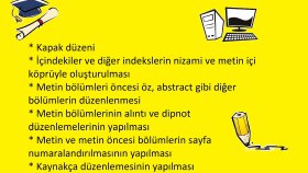 tezinizi enstitü kurallarına göre kontrol ederim
