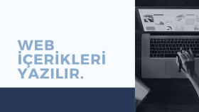 web site içeriği oluşturabilirim