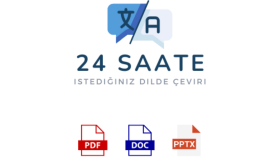 24 saat içerisinde belgenizi istedğiniz dile çevirebilirim