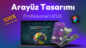 mobil ve web için profesyonel arayüz tasarımı yaparım