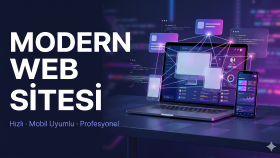  modern ve mobil uyumlu web sitesi yapabilirim