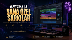 fikirlerinizi müziğe dönüştürebilirim