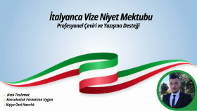 İtalyanca vize niyet mektubu yazar ve çeviri yaparım