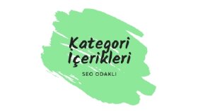 Kategori İçerikler