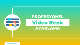 videolarınızın renk ayarını yaparım