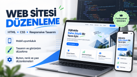 HTML ve CSS ile web sitenizdeki tasarım hatalarını düzeltirim