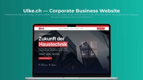Kurumsal Firma Web Sitesi | Çok Sayfalı & Almanca