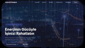 ElektroWorld – Kurumsal Web Sitesi Tasarımı
