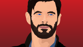 Chris Hemsworth Vektörel Çizim