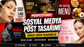 sosyal medya hesaplarınız için post ve açıklama tasarlarım