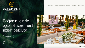 Ceremony Luxury Wedding Web Sitesi