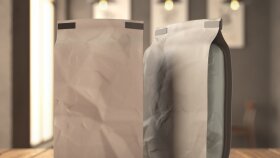 Kahve Ambalaj Mockup'ı