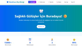 Demo - Diş Hekimliği Sitesi ve Randevu Sistemi 