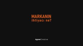 Agree Creative için yaptığım reklam filmi
