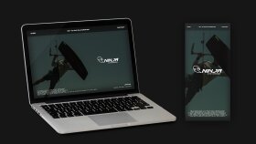 Ninja Kite Station Concept Landing Page