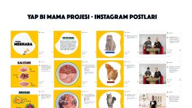 YAP Bİ MAMA - Instagram post tasarımı