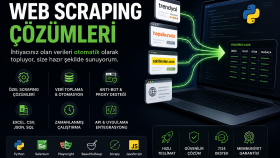 web scraping ve veri toplama otomasyonu geliştiririm