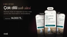 işletmeniz için çok dilli, mobil uyumlu web sitesi yaparım