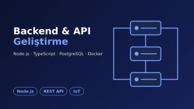 Node.js ve TypeScript ile REST API ve backend yazarım