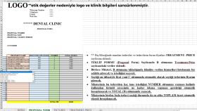 Excel Otomatik Veri Çekmeli ve Toplam Çarpımlı Teklif Formu