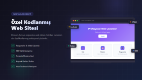 sizin için modern ve profesyonel web siteleri yapabilirim
