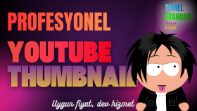 dikkat çekici youtube kapak fotoğrafı yaparım