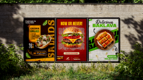 İşletmelere özel reklam afiş tasarımları