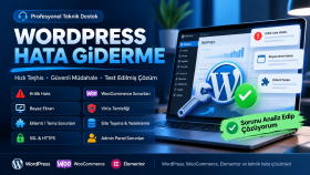 WordPress sitenizdeki hata ve sorunları çözerim