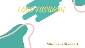 minimaliz ve standart logo tasarlıyorum