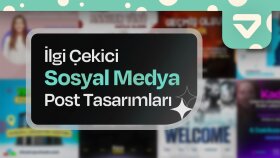 ilgi çekici sosyal medya post tasarımları yaparım